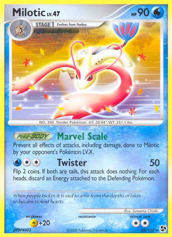Milotic — Epische Begegnungen 25 German Pokémon card