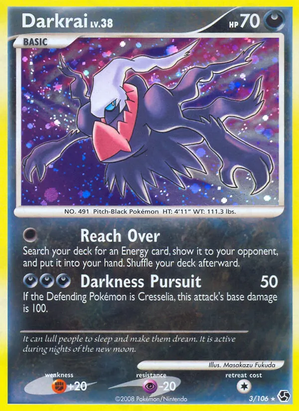 Darkrai — Great Encounters 3 Pokémon card