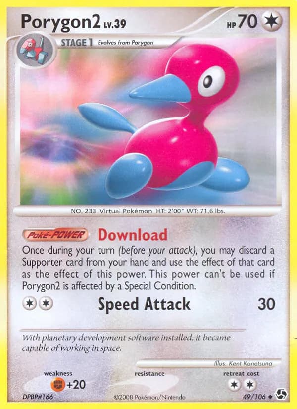 Porygon2 — Great Encounters 49 Pokémon card