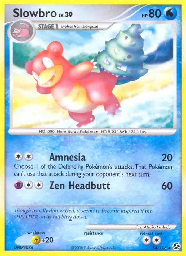 Slowbro — Great Encounters 54 Pokémon card