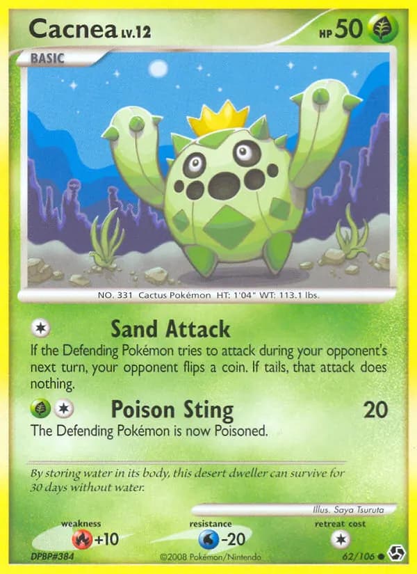 Cacnea — Duels au Sommets 62 French Pokémon card