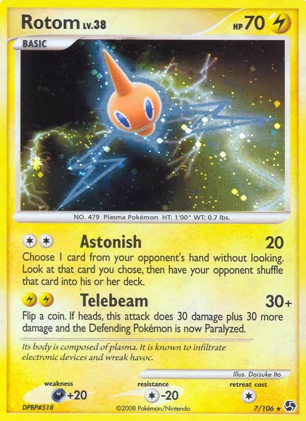 Rotom — Great Encounters 7 Pokémon card