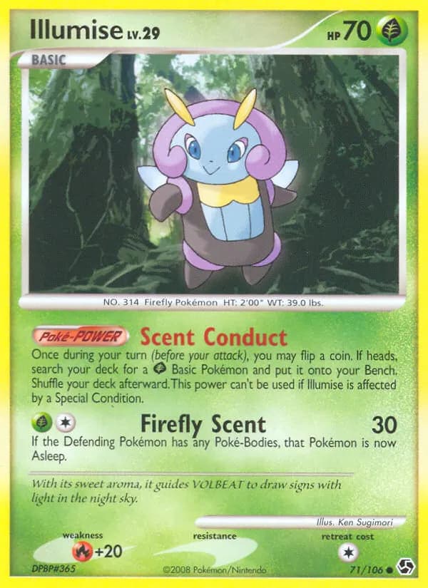 Illumise — Great Encounters 71 Pokémon card