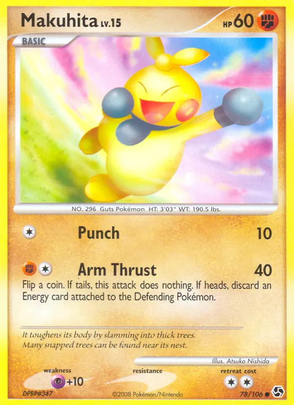 Makuhita — Duels au Sommets 78 French Pokémon card