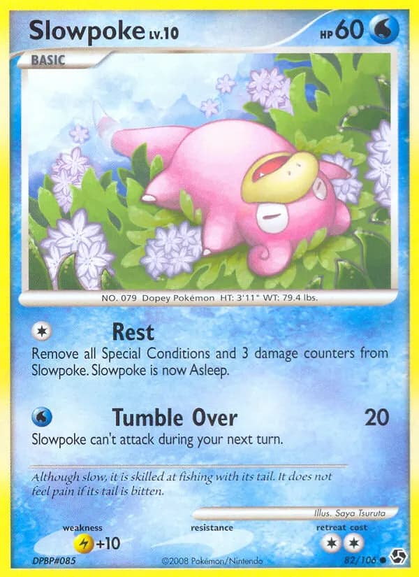 Slowpoke — Great Encounters 82 Pokémon card