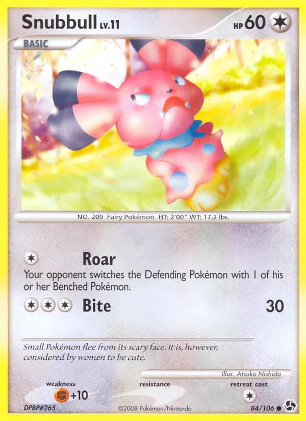 Snubbull — Epische Begegnungen 84 German Pokémon card