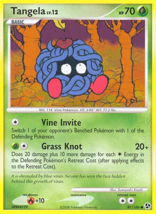 Tangela — Epische Begegnungen 87 German Pokémon card