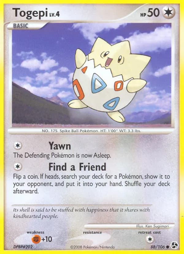 Togepi — Great Encounters 88 Pokémon card