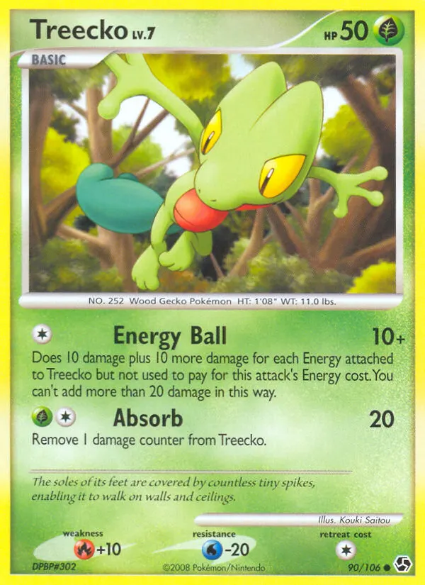 Geckarbor — Epische Begegnungen 90 German Pokémon card
