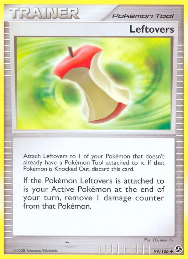 Leftovers — Great Encounters 99 Pokémon card