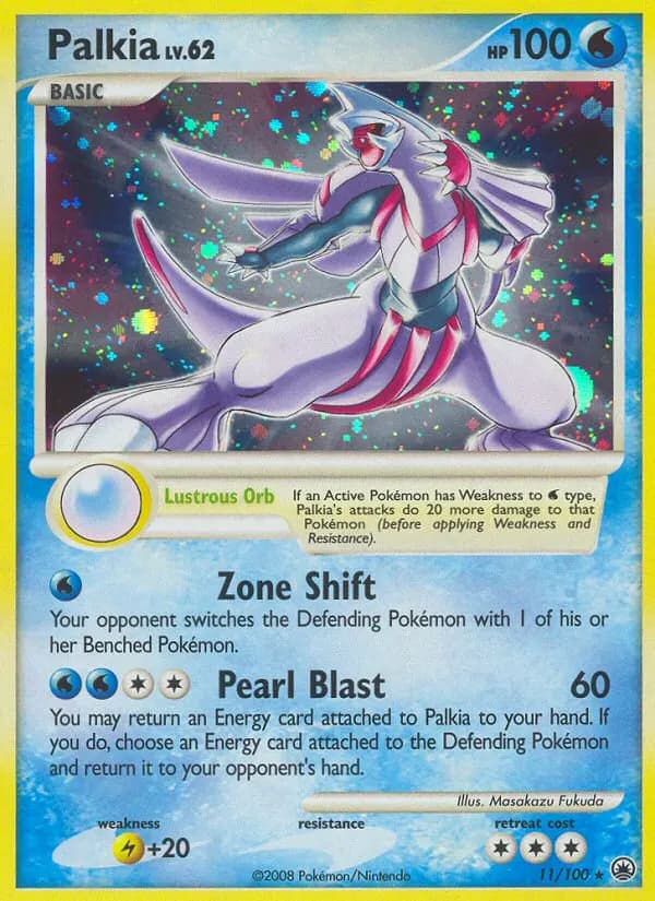 Palkia — Majestic Dawn 11 Pokémon card