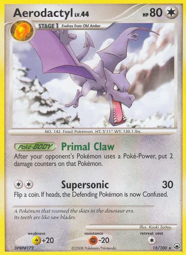 Aerodactyl — Majestic Dawn 15 Pokémon card