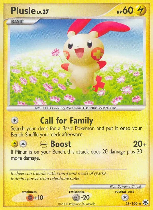 Plusle — Majestätischer Morgen 28 German Pokémon card