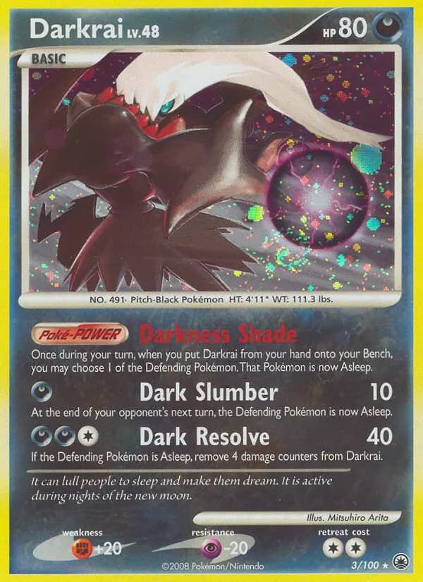 Darkrai — Majestic Dawn 3 Pokémon card