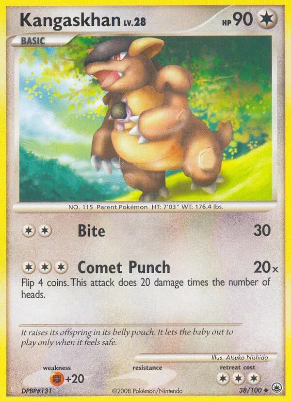 Kangaskhan — Majestic Dawn 38 Pokémon card