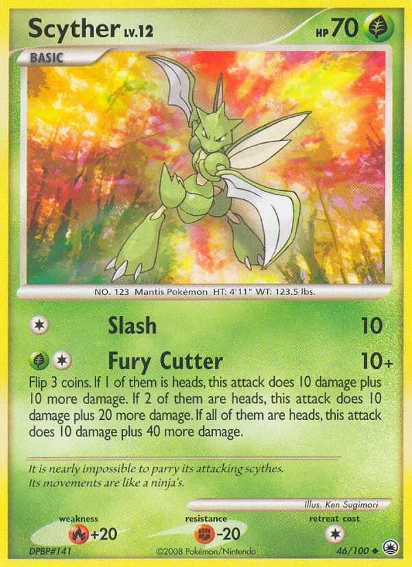 Scyther — Majestic Dawn 46 Pokémon card