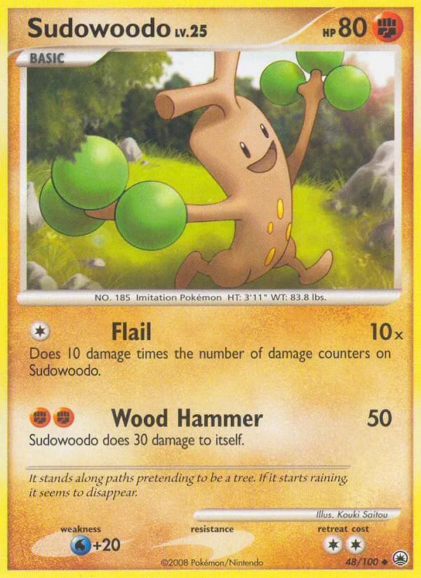 Sudowoodo — Majestic Dawn 48 Pokémon card