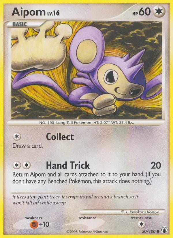 Aipom — Majestic Dawn 50 Pokémon card