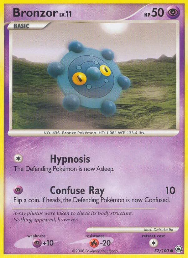 Bronzor — Majestic Dawn 52 Pokémon card