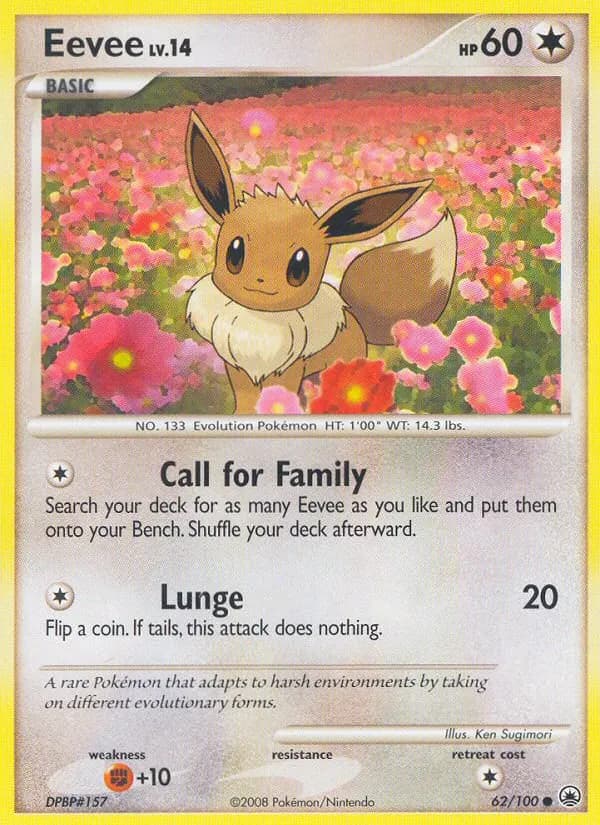 Eevee — Majestic Dawn 62 Pokémon card
