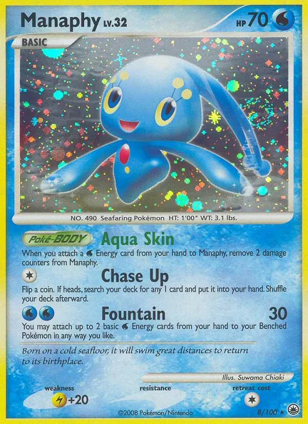Manaphy — Majestic Dawn 8 Pokémon card