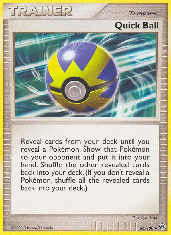 Quick Ball — Majestic Dawn 86 Pokémon card