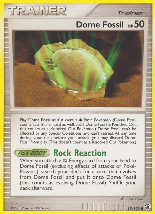 Fossile Dôme — Aube Majestueuse 89 French Pokémon card