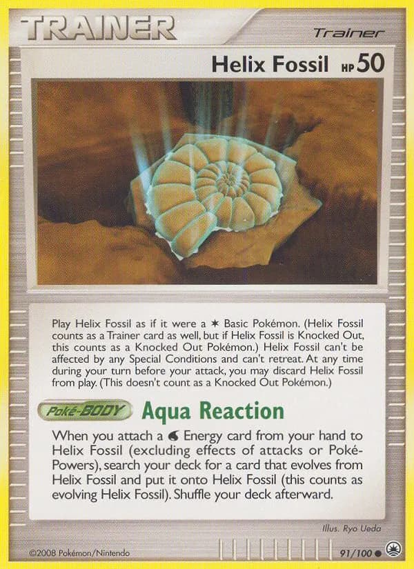 Helixfossil — Majestätischer Morgen 91 German Pokémon card