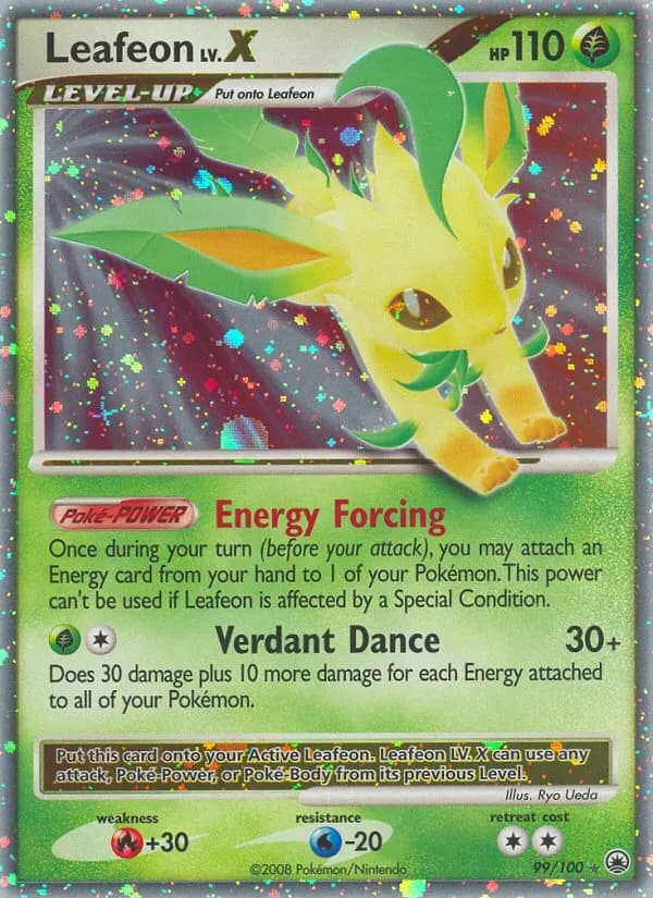 Leafeon LV.X — Majestic Dawn 99 Pokémon card