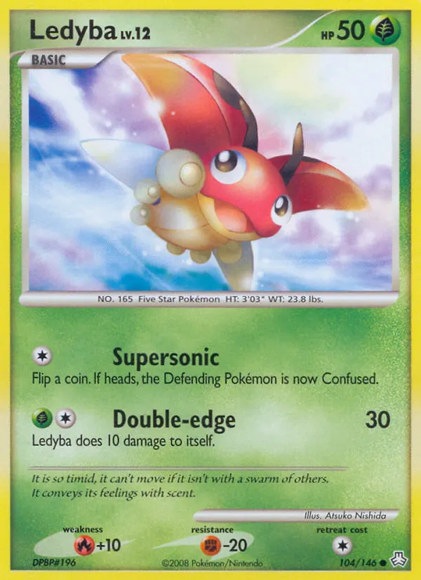 Ledyba — Legends Awakened 104 Pokémon card