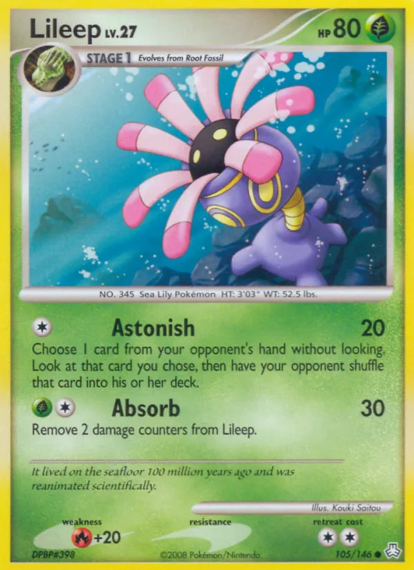 Lilia — Éveil des Légendes 105 French Pokémon card