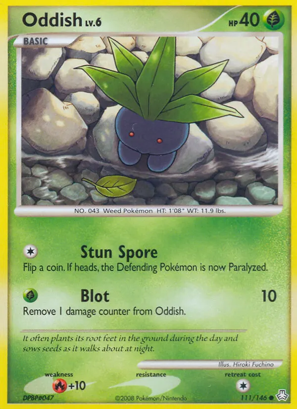 Oddish — Legends Awakened 111 Pokémon card