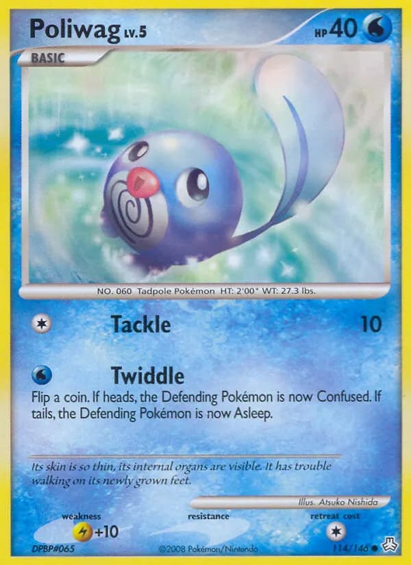 Poliwag — Legends Awakened 114 Pokémon card
