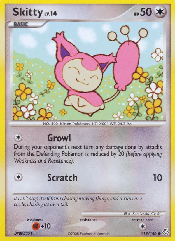 Skitty — Legends Awakened 119 Pokémon card