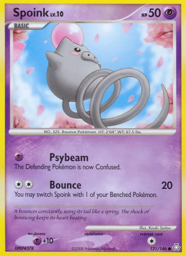 Spoink — Legends Awakened 121 Pokémon card