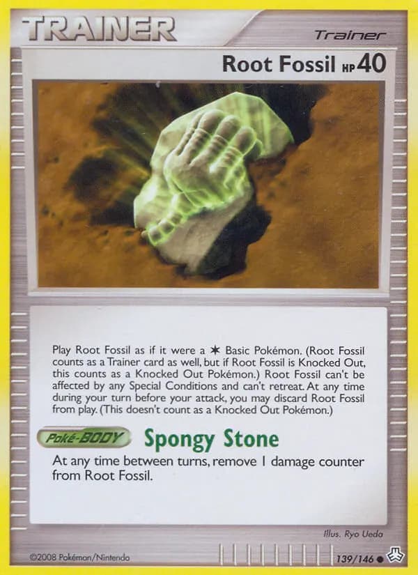 Wurzelfossil — Erwachte Legenden 139 German Pokémon card