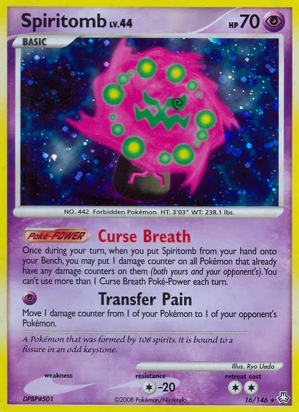 Spiritomb — Legends Awakened 16 Pokémon card