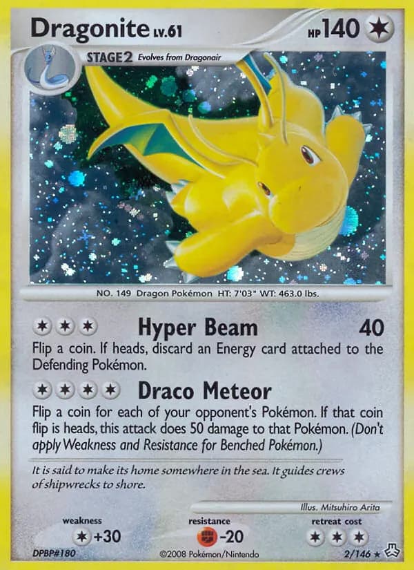 Dragonite — Legends Awakened 2 Pokémon card