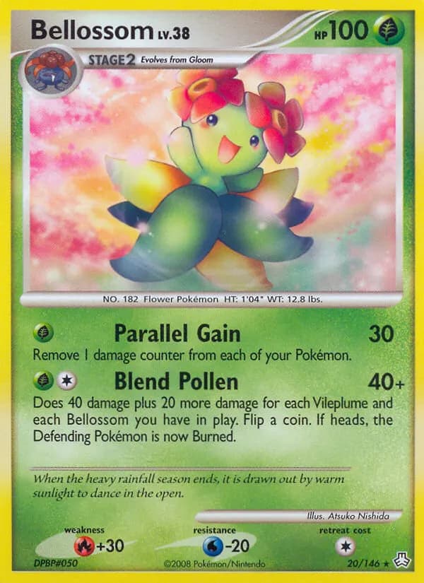 Bellossom — Legends Awakened 20 Pokémon card