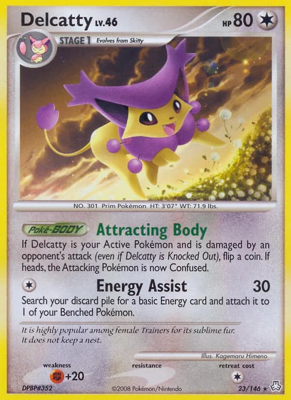 Delcatty — Legends Awakened 23 Pokémon card