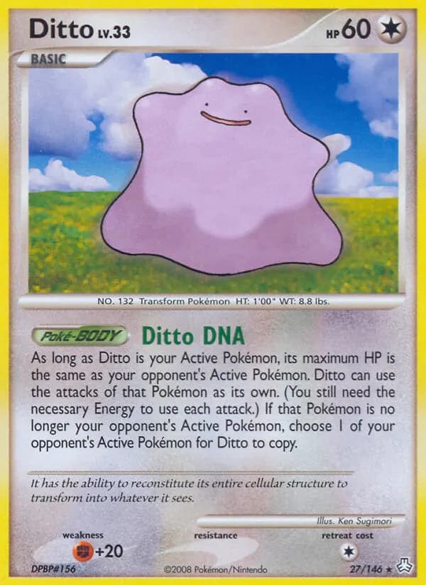 Ditto — Legends Awakened 27 Pokémon card