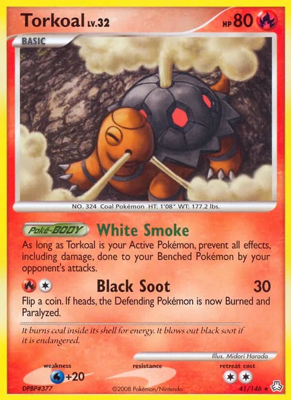 Torkoal — Legends Awakened 41 Pokémon card