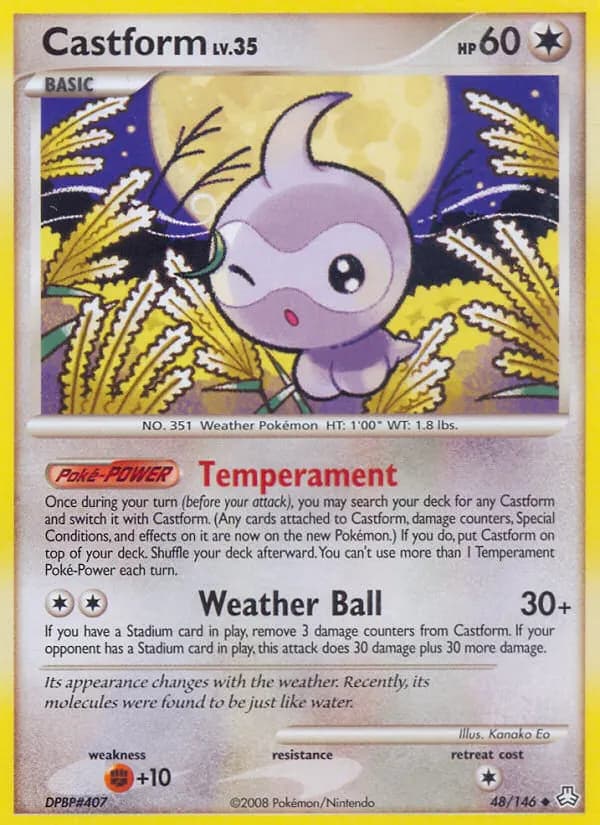 Castform — Legends Awakened 48 Pokémon card