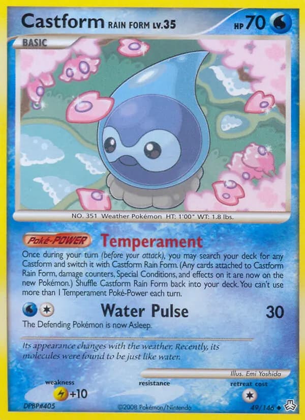 Morpheo Pluie — Éveil des Légendes 49 French Pokémon card