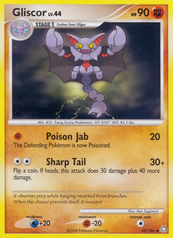 Gliscor — Legends Awakened 55 Pokémon card