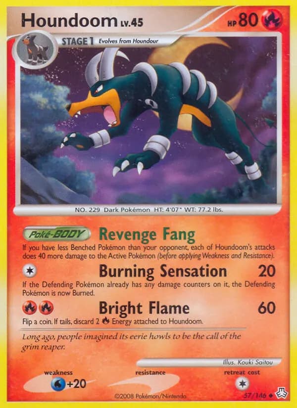 Houndoom — Legends Awakened 57 Pokémon card
