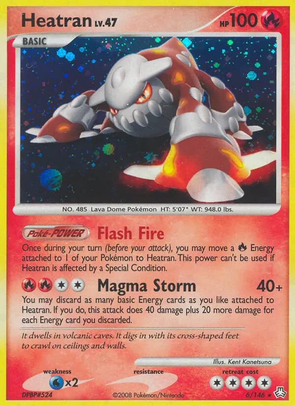 Heatran — Erwachte Legenden 6 German Pokémon card