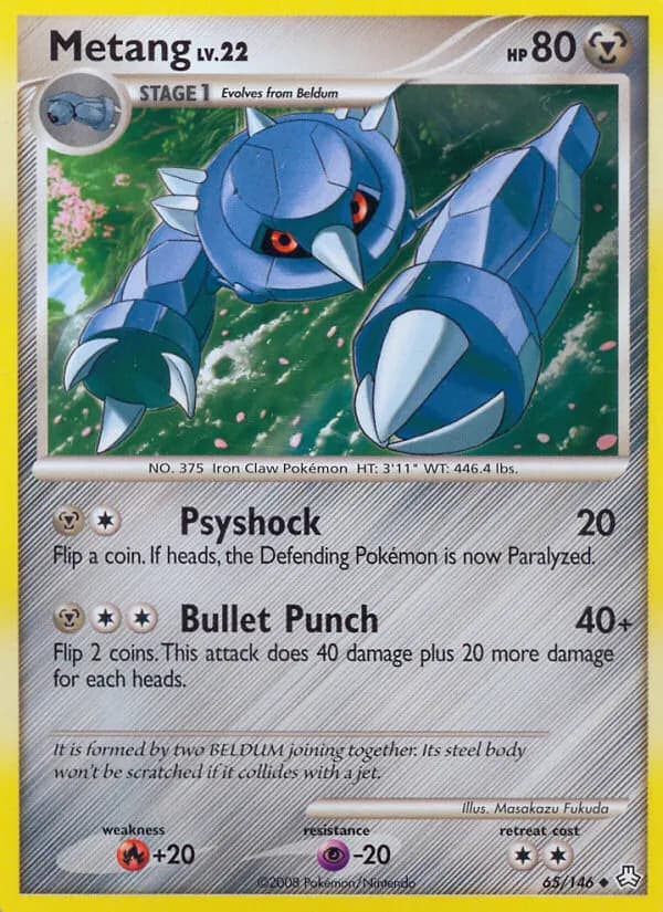 Metang — Legends Awakened 65 Pokémon card