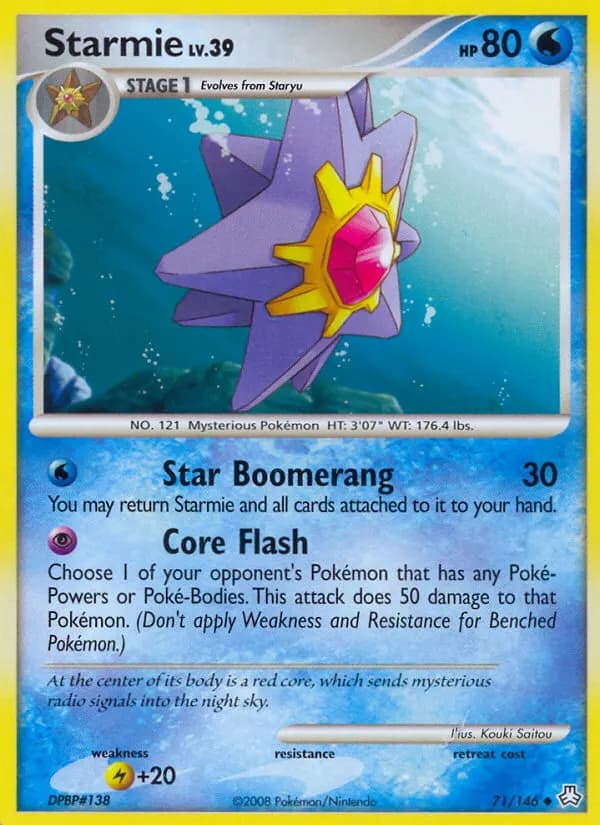Starmie — Erwachte Legenden 71 German Pokémon card