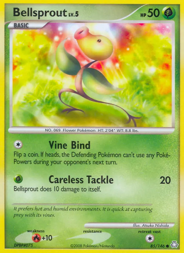Bellsprout — Legends Awakened 85 Pokémon card